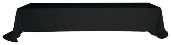 Скатерть ЛАРГО XXXL бесшовная ЧЕРНАЯ прямоугольная #112