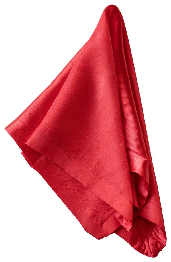 Салфетка АТЛАСНАЯ тонкая Аккорд КРАСНАЯ #801