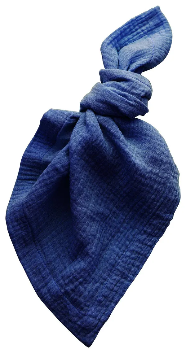 Салфетка МУСЛИНОВАЯ Тирсо СИНЯЯ #717