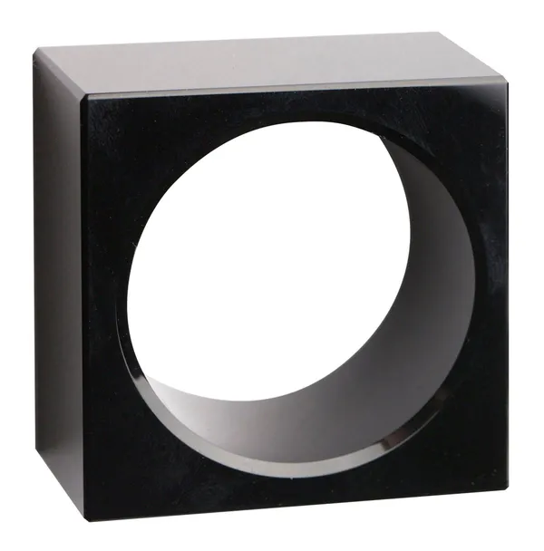 Кольцо ОРТОН черное стекло