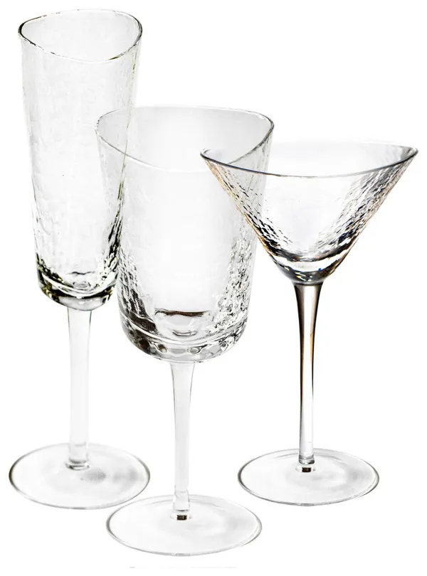 Бокал прозрачный ЭВАНС - набор из 3 с мартинкой