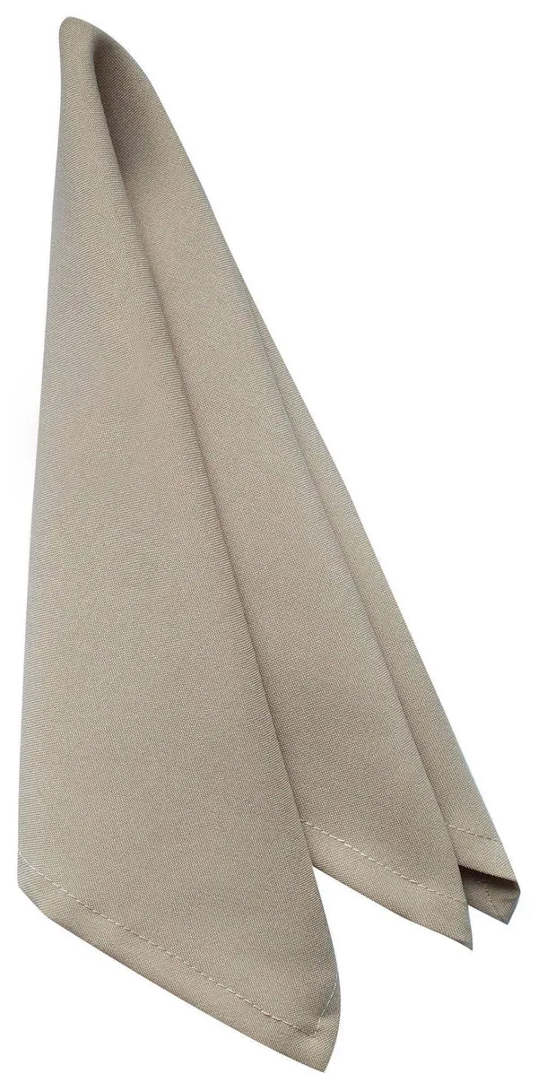 Габардиновая салфетка Рондо песочного цвета — гармония естественных тонов.