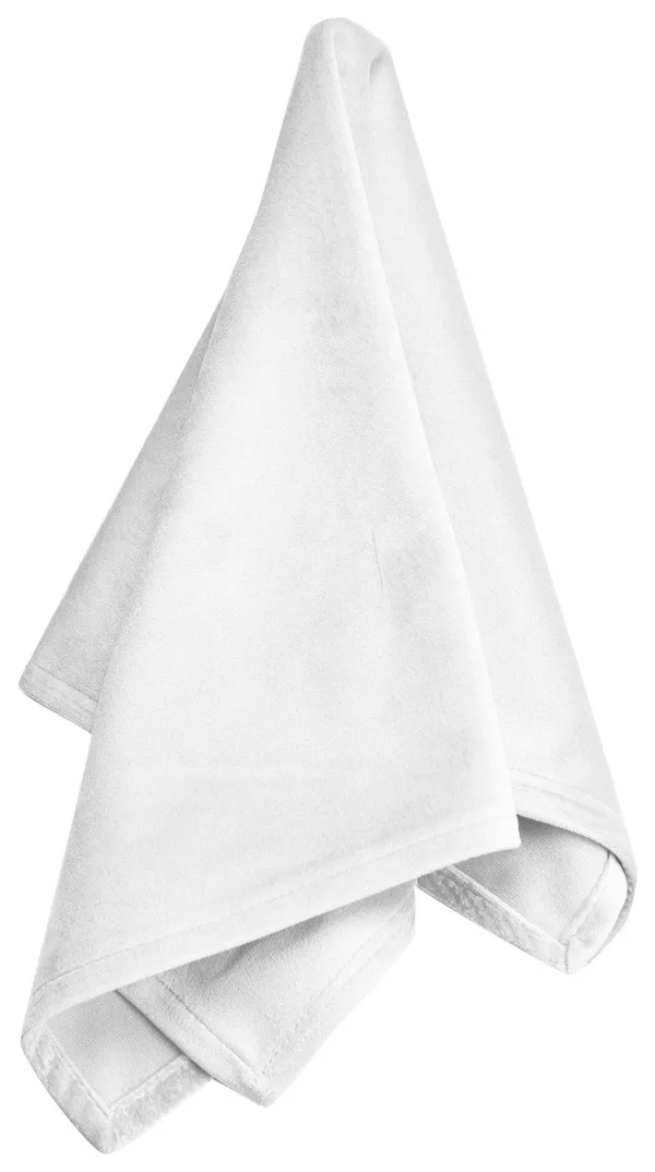 Белая бархатная салфетка ЛАРГО — прокат для сервировки