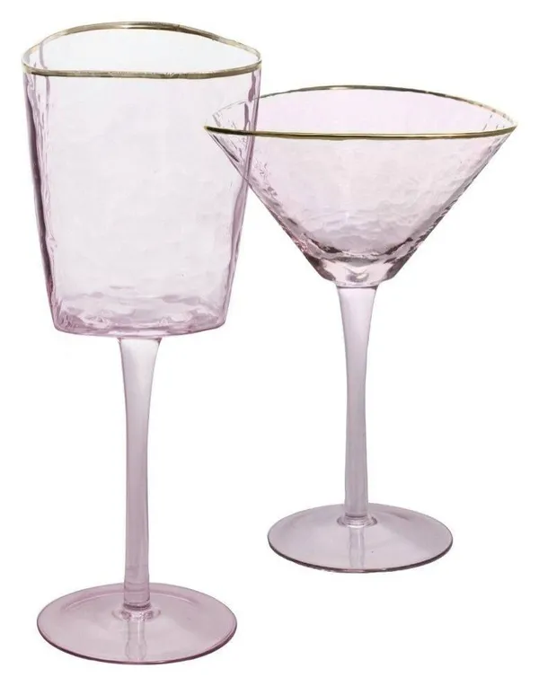 Бокал розовый ЭВАНС – набор из 2