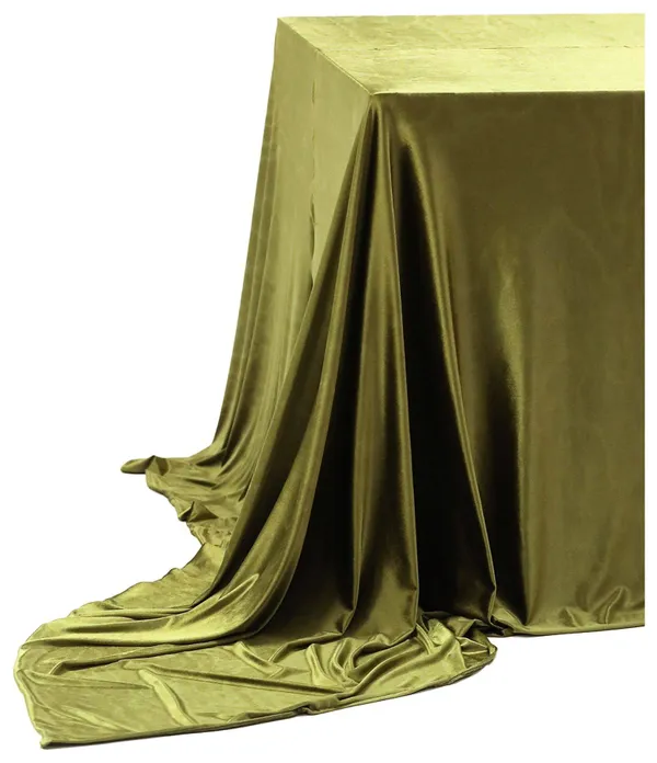 Скатерть ИЛЕР бархатная зелёная — атмосфера уюта и стиля