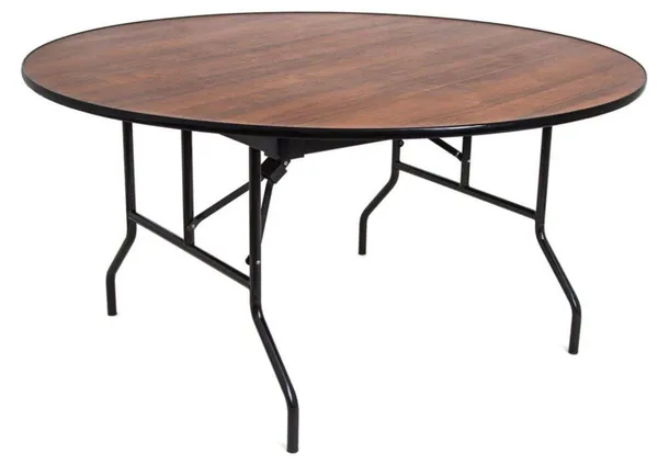 Аренда Стол БЛАЙТ складной круглый 180 см с мулетоном | Go Rent