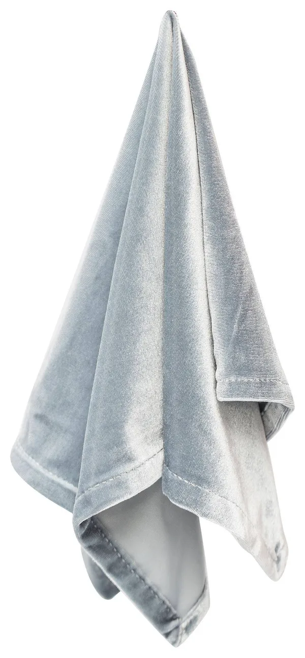 Салфетка ИЛЕР бархатная СЕРО-ГОЛУБАЯ #307