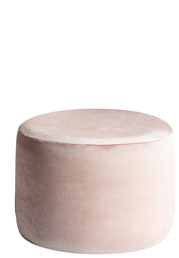Пуф малый НОРМАН бархатный розовый #304