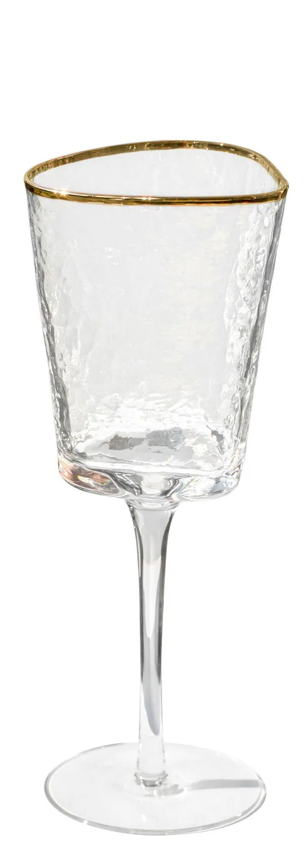 ЭВАНС бокал 390 мл прозрачный с ЗОЛОТЫМ кантом