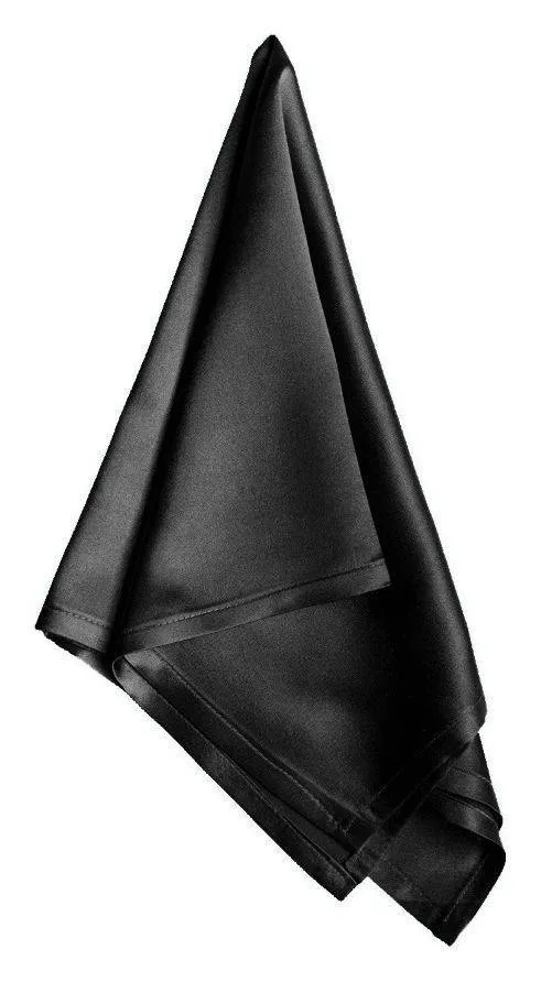 Салфетка АТЛАСНАЯ тонкая Аккорд ЧЕРНАЯ #218