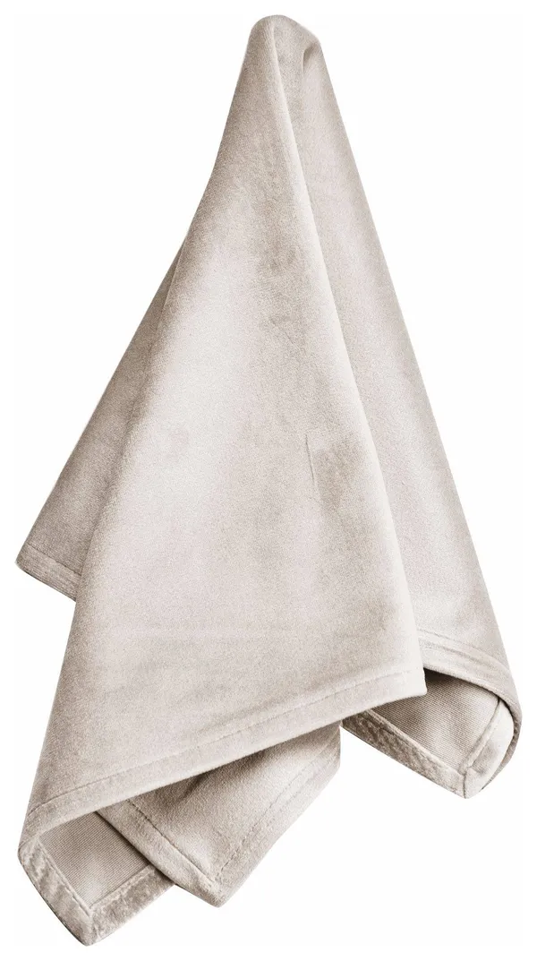 Бежевая бархатная салфетка ЛАРГО — аренда