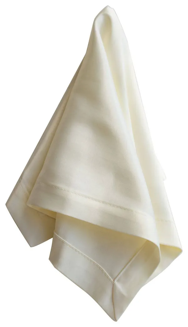 Салфетка АТЛАСНАЯ Аккорд АЙВОРИ с широким уголком #205