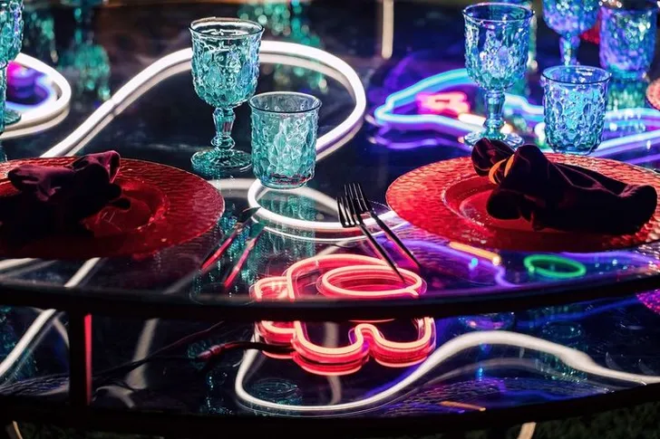 Детский сет among us за круглым столом