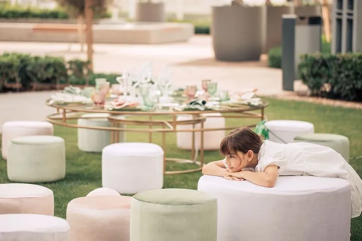 Детский сет за круглым столом