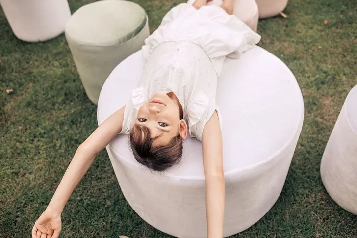 Детский сет за круглым столом