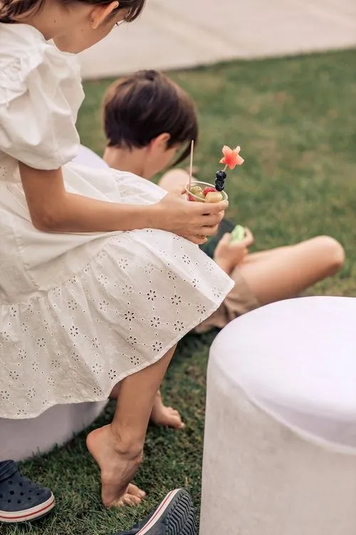 Детский сет за круглым столом