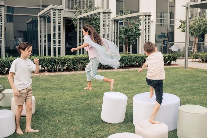 Детский сет за круглым столом