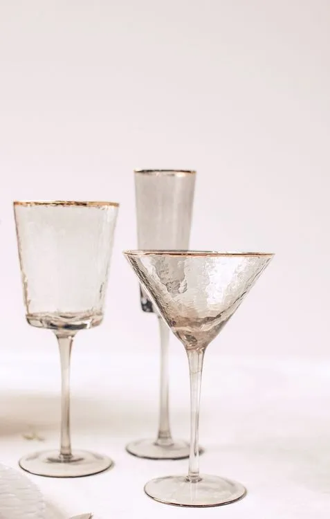 Классический сет с дымчатыми бокалами