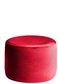 Пуф малый НОРМАН бархатный красный #323