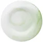 Тарелка зеленая АКВАРЕЛЬ обеденная